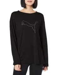 [プーマ] 長袖 ロンT MOTION LS Tシャツ 677699 レディース ブラック(01) M [プーマ ブラック(01)] [M]