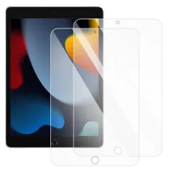 UOWORLD|【 2枚セット】iPad 7/8/9 世代 対応 iPad 10.2inch(第7世代/第8世代/第9世代 10.2インチ) 対応 硬度9H 強化ガラスフィルム 液晶保護 指紋防止 高透過クリア アイパッド タブレット用ガラスフィルム