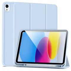 BFGTSJF iPad 10世代 ケース 10.9インチ ipad ケース 第10世代 2022年 (モデル番号：A2696/A2757/A2777) 三つ折りスタンド オートスリープ/ウェイク機能対応 Apple Pencilペン収納 TPU 薄 ...