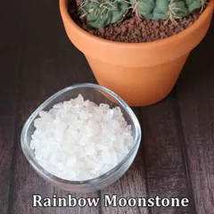 レインボームーンストーン さざれ 石 AAA 20ｇ ムーンストーン 浄化 インテリア 天然石 ホワイトラブラドライト プレゼント パワーストーン 黒白 Pasmii はに