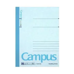 (まとめ) コクヨ キャンパスノート(細横罫) B7 C罫 36枚 ノ-231CN 1セット(20冊) 〔×10セット〕