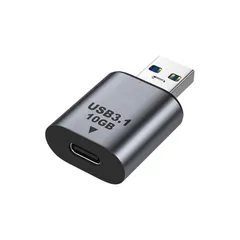 USB-C-USB 3.1変換アダプタ、USB Type C (メス) to USB 3.1 (オス) 変換アダプタ 、10 Gbps高速データ転送、5V3A急速充電（1個）