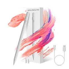 iPad タッチペン 13分急速充電 iPadペンシル スタイラスペン 高感度、流暢に書く、Bluetooth接続、磁気吸着、傾き感知、パームリジェクション対応、軽量 耐摩、2018-2023 iPad Pro 11/ 12.9インチ、iPad 10 ...