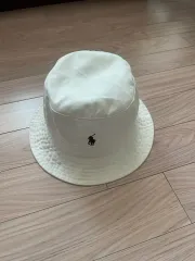 POLO ポロラルフローレン 白 バケットハット XL