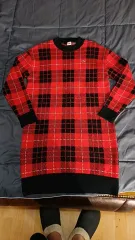 ラコステ オーバーサイズ ニット ONE PIECE 85 レディース55 バスト49 丈89