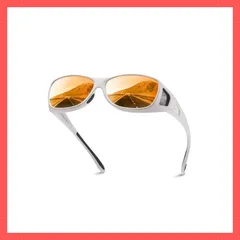 ★注目商品★[DUCO] メガネの上から掛けられる オーバーサングラス めがね さんぐらす 偏光レンズ UV400 紫外線カット 花粉サングラス メンズ レディース兼用 1