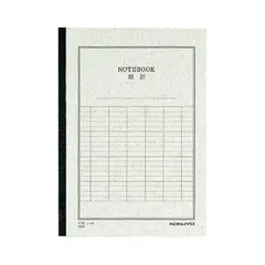 (まとめ) コクヨ 統計ノート セミB5 縦罫6本 40枚 ノ-4V 1冊 〔×30セット〕