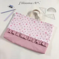 ハンドメイド♡レッスンバッグ♡いちご 入園 入学 女の子