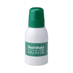 (まとめ) シヤチハタ スタンプ台専用補充インキ 40ml 緑 SGN-40-G 1個 〔×30セット〕