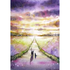 momorinさま専用（原画）黄昏の地平線　ほか　2点おまとめ