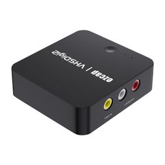 Docooler AV Recorder Video Capture, Audio Video Recording Box, AV Input HD Output Audio Output, Converts Analog Video to Digital from VHS, VCR, DVD Player, Camcorder, Game Console, MP4 to USB Drive...