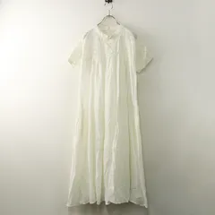 サマンサモスモス Samansa Mos2 SM2 レースピンタックボイルワンピース F‖ホワイト ドレス 刺繍 ロング フレア【2400014785333】