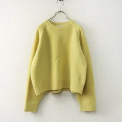ビューティアンドユース BEAUTY&YOUTH UNITED ARROWS ウールカシミヤアクアラグランクルーネックニット ｜イエロー【2400014839777】