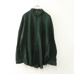 レリル リネン100% グリーン 長袖シャツ M - メルカリ