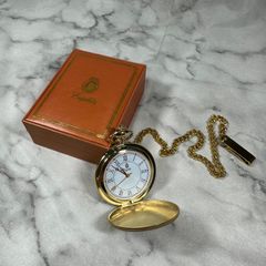 ハンターケース クォーツ懐中時計 昭和レトロ Laurier QUARTZ - メルカリ