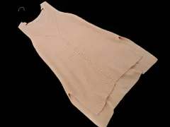 studio CLIP スタジオクリップ ロング ニット ベスト sizeF/ベージュ ◇■ レディース