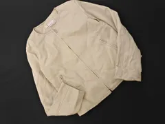 Rope Picnic ロペピクニック フェイクレザー ノーカラー ジャケット size40/ライトベージュ ■◇ レディース