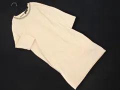 MACPHEE マカフィー トゥモローランド ビーズ チュニック ワンピース size38/ライトベージュ ◇■ レディースのサムネイル