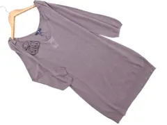 新品 GAP ギャップ 花 モチーフ チュニック ニット セーター sizeS/紫 ◇■ レディース