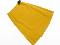 MACKINTOSH PHILOSOPHY マッキントッシュフィロソフィー ウール100% ロング スカート size38/黄 ◇■ レディース