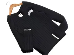 Samantha Thavasa サマンサタバサ No.7 ゴルフ Vネック ニット セーター size40/紺 ◇■ レディースのサムネイル