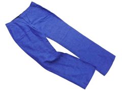 BANANA REPUBLIC バナナリパブリック リネン混 ストレート パンツ size2/青 ■◇ レディース