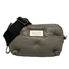 Maison Margiela(メゾンマルジェラ) ショルダーバッグ グラムスラム SB1WB0002 グレー ストラップ着脱可 レザー