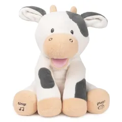 ガンド GUND ぬいぐるみ バターミルク カウ 牛 6066847 動くぬいぐるみ おもちゃ 知育玩具 ベビー キッズ ホワイト系