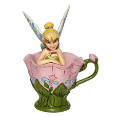 ジム ショア Jim Shore ディズニー トラディション Disney Traditions ティンカーベル フラワーカップ 6008076 ピンク＋グリーン系マルチカラー