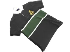 POLO RALPH LAUREN ポロ ラルフローレン 刺繍 ポロシャツ sizeM/黒ｘ緑 ■◆ メンズ