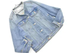 green label relaxing グリーンレーベルリラクシング ユナイテッドアローズ スタンドカラー Gジャン デニム ジャケット size36/紺 ■◇ レディース