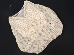 MERCURYDUO マーキュリーデュオ ドット フェイクレイヤード カシュクール風 ブラウス シャツ sizeF/アイボリー ■◇ レディース