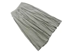 SM2 サマンサモスモス フレア スカート sizeF/グリーン ■■ レディース