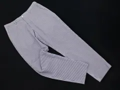 green label relaxing グリーンレーベルリラクシング ユナイテッドアローズ ストライプ テーパード パンツ sizeL/白ｘ紺 ■◇ メンズのサムネイル