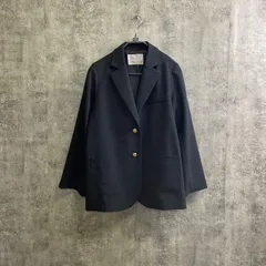 【T-145】31 Sons de mode レディース　テーラードジャケット　ネイビー　金ボタン　F シンプル