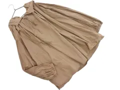 Heather ヘザー フード リボン ブラウス シャツ sizeF/ベージュ ■◇ レディース