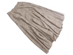 NATURAL BEAUTY BASIC ナチュラルビューティーベーシック 花柄 ロング スカート sizeM/モカ ■■ レディース