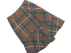THE SCOTCH HOUSE スコッチハウス ウール100% チェック ラップ風 スカート size36/茶x緑 ◇■ レディースのサムネイル