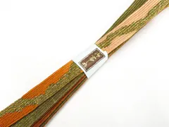 【一輝堂】和装小物 帯締め 帯締 高麗組 金糸 美品 26w02-1983