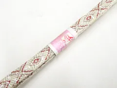 【一輝堂】和装小物 帯締め 帯締 未使用品 平組 美品 26w02-1985