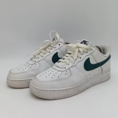 NIKE ナイキ AIR FORCE 1 '07 エアフォース1 '07 スニーカー ウィメンズ ホワイト/マラカイト 白/濃緑 26cm C-3-1
