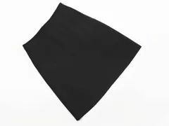 UNTITLED アンタイトル 膝丈 スカート size2/黒 ■■ レディース