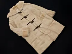 Mila Owen ミラオーウェン フェイクムートン ダッフル コート sizeF/ベージュ ◇■ レディース