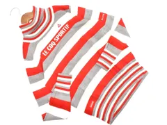 le coq sportif ルコックスポルティフ ウール混 ボーダー タートルネック ニット セーター sizeM/白ｘ赤ｘグレー ◇■ レディースのサムネイル