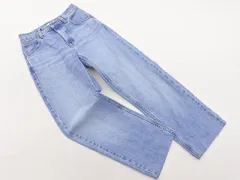 Uniqlo U ユニクロ ユー ルメール レギュラーフィット ストレート ハイライズ デニムパンツ size22/青 ■■ レディース