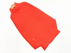 INED イネド ウール混 リブ タートルネック ニット セーター size9/赤 ◇■ レディース