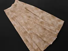 AZUL BY MOUSSY アズールバイマウジー 総柄 ロング スカート sizeM/ベージュ ■■ レディース