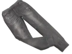 AZUL BY MOUSSY アズールバイマウジー ダメージ加工 イージー デニムパンツ sizeS/黒 ■■ レディース