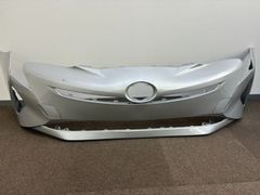 送料込・特価】50プリウス 前期 フロントバンパーシルバー 小傷あり