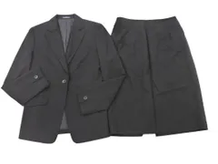 NEWYORKER ニューヨーカー セットアップ ジャケット スカート スーツ size上11AR 下70/黒 ■■ レディース
